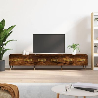 vidaXL TV-Schrank Räuchereiche 150x36x30 cm Holzwerkstoff