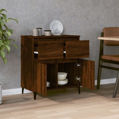 vidaXL Sideboard Braun Eichen-Optik 60x35x70 cm Holzwerkstoff