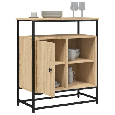 vidaXL Sideboard Sonoma-Eiche 69x35x80 cm Holzwerkstoff