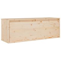 vidaXL Wandschrank 100x30x35 cm Massivholz Kiefer