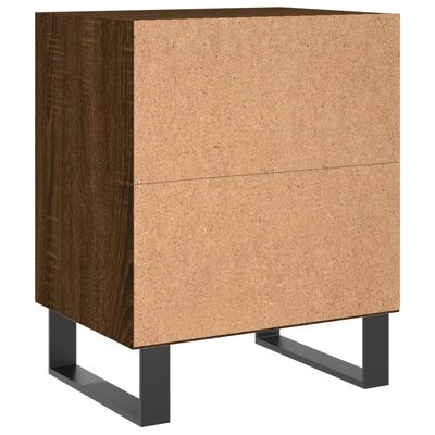 vidaXL Nachttisch Braun Eichen-Optik 40x30x50 cm Holzwerkstoff