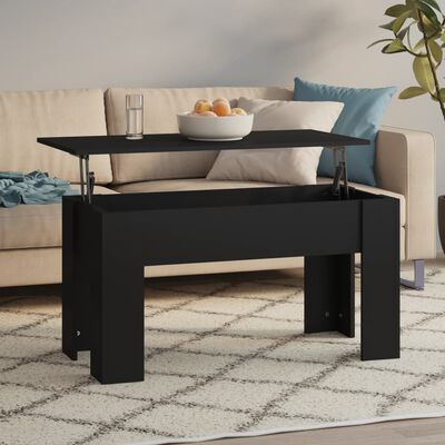 vidaXL Couchtisch Schwarz 101x49x52 cm Holzwerkstoff