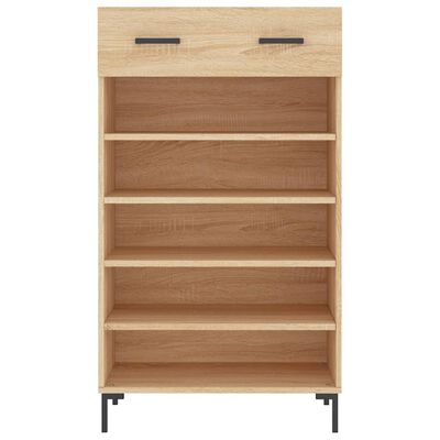 vidaXL Schuhschrank Sonoma-Eiche 60x35x105 cm Holzwerkstoff