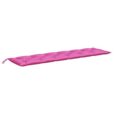 vidaXL Gartenbank-Auflage Rosa 200x50x7 cm Stoff