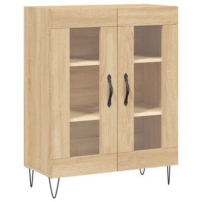 vidaXL Highboard Sonoma-Eiche 69,5x34x180 cm Holzwerkstoff