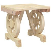 vidaXL Garten-Fußhocker 40x36,5x38,5 cm Massivholz Tanne