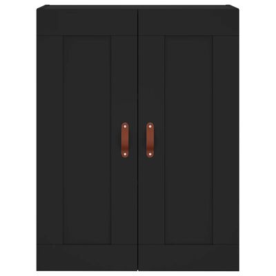 vidaXL Highboard Schwarz 69,5x34x180 cm Holzwerkstoff