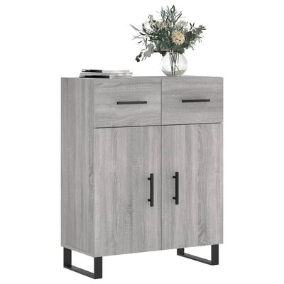 vidaXL Sideboard Grau Sonoma 69,5x34x90 cm Holzwerkstoff