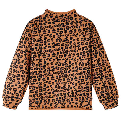 Kinder-Sweatshirt Heller Cognac 140