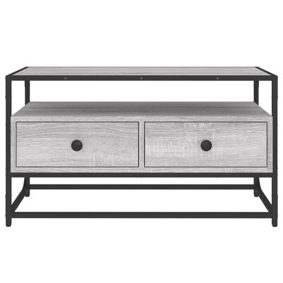 vidaXL TV-Schrank Grau Sonoma 80x35x45 cm Holzwerkstoff