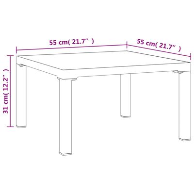 vidaXL 6-tlg. Garten-Lounge-Set Schwarz und Grau Poly Rattan