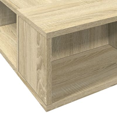 vidaXL Bettgestell Sonoma-Eiche 160x200 cm Holzwerkstoff