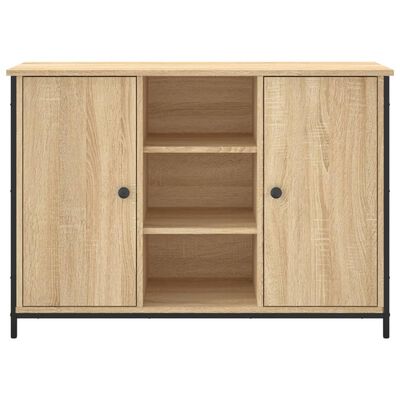 vidaXL Sideboard Sonoma-Eiche 100x35x70 cm Holzwerkstoff