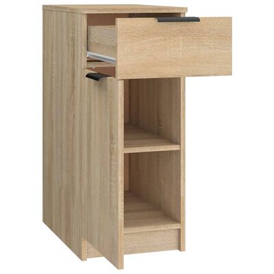 vidaXL Büroschrank Sonoma-Eiche 33,5x50x75 cm Holzwerkstoff