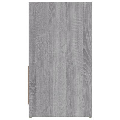 vidaXL Badschrank Grau Sonoma 60x33x61 cm Holzwerkstoff