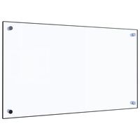 vidaXL Küchenrückwand Transparent 70×40 cm Hartglas