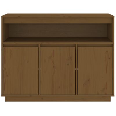 vidaXL Sideboard Honigbraun 104,5x34x80 cm Massivholz Kiefer