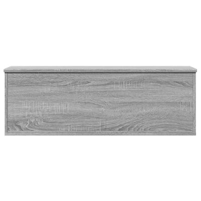 vidaXL Truhe Grau Sonoma 102x35x35 cm Holzwerkstoff