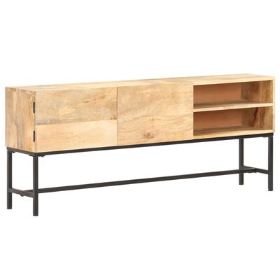 vidaXL Sideboard 145x30x60 cm Mango Massivholz