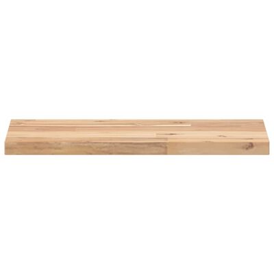 vidaXL Schweberegale 3 Stk. 60x20x2 cm Massivholz Akazie Unbehandelt