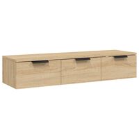 vidaXL Wandschrank Sonoma-Eiche 102x30x20 cm Holzwerkstoff