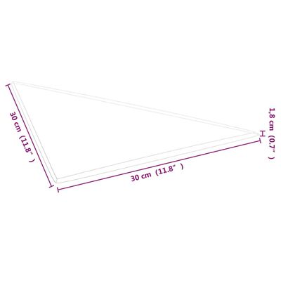 vidaXL Wandpaneele 12 Stk. Cappuccino 30x30 cm Kunstleder 0,54 m²