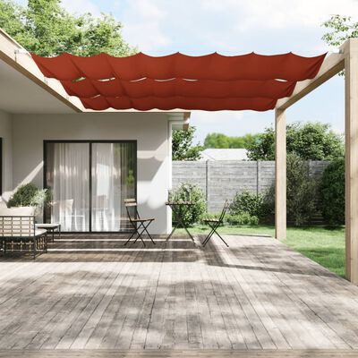 vidaXL Senkrechtmarkise Terrakotta 140x420 cm Oxford-Gewebe