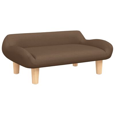 vidaXL Kindersofa Braun 70x40x24 cm Stoff