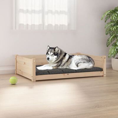 vidaXL Hundebett 105,5x75,5x28 cm Massivholz Kiefer