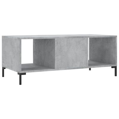 vidaXL Couchtisch Betongrau 102x50x40 cm Holzwerkstoff