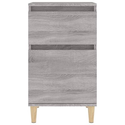 vidaXL Nachttische 2 Stk. Grau Sonoma 40x35x70 cm