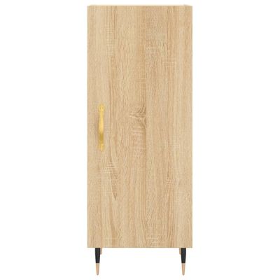 vidaXL Highboard Sonoma-Eiche 34,5x34x180 cm Holzwerkstoff