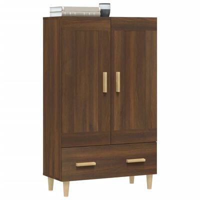 vidaXL Highboard Braun Eichen-Optik 70x31x115 cm Holzwerkstoff