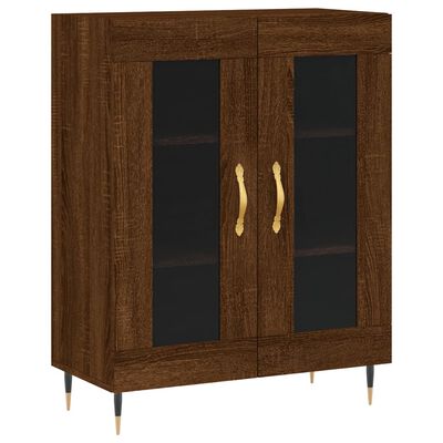 vidaXL Sideboard Braun Eichen-Optik 69,5x34x90 cm Holzwerkstoff