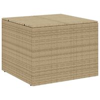 vidaXL Gartentruhe Beige 291L Poly Rattan