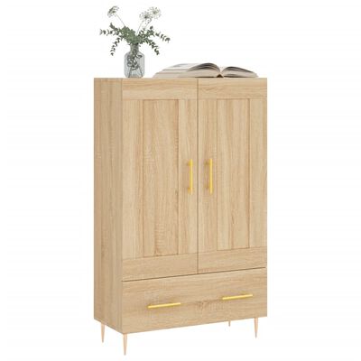 vidaXL Highboard Sonoma-Eiche 69,5x31x115 cm Holzwerkstoff