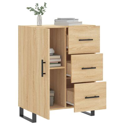 vidaXL Sideboard Sonoma-Eiche 69,5x34x90 cm Holzwerkstoff