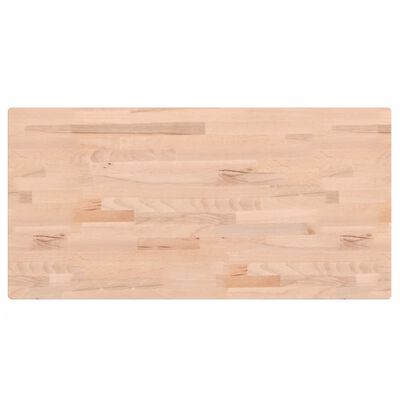 vidaXL Waschtischplatte 80x40x1,5 cm Massivholz Buche