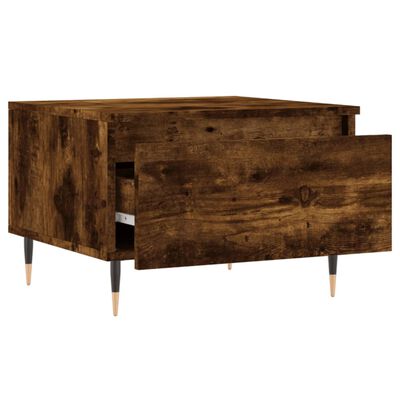 vidaXL Couchtische 2 Stk. Räuchereiche 50x46x35 cm Holzwerkstoff