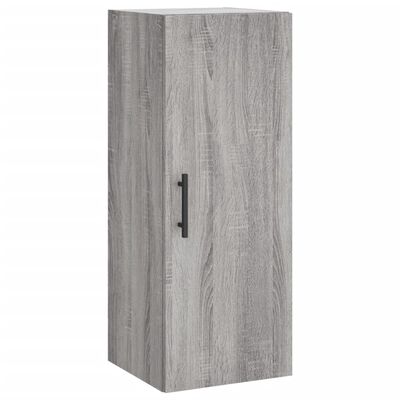 vidaXL Highboard Grau Sonoma 34,5x34x180 cm Holzwerkstoff