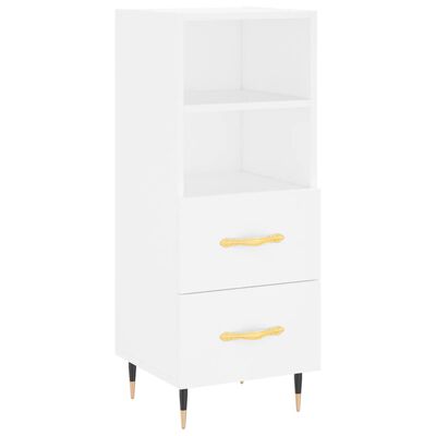 vidaXL Sideboard Weiß 34,5x34x90 cm Holzwerkstoff