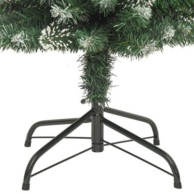 vidaXL Künstlicher Weihnachtsbaum mit Ständer Schlank 150 cm PVC