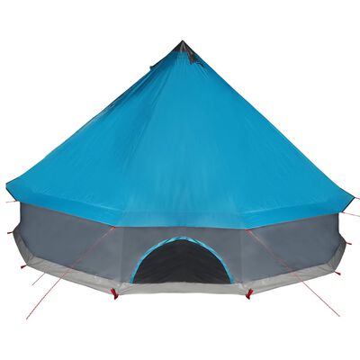 vidaXL Tipi-Familienzelt 8 Personen Blau Wasserdicht