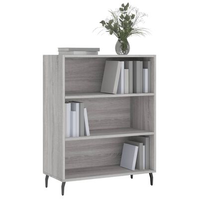 vidaXL Regalschrank Grau Sonoma 69,5x32,5x90 cm Holzwerkstoff