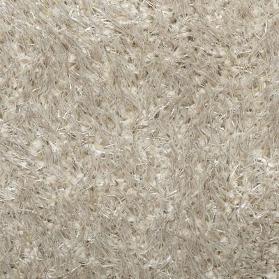 vidaXL Teppich ISTAN Hochflor Glänzend Beige Ø 120 cm