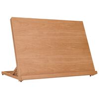 vidaXL Tischstaffelei 65x48x7 cm Massivholz Buche