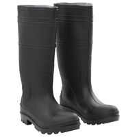 vidaXL Gummistiefel Schwarz Größe 38 PVC