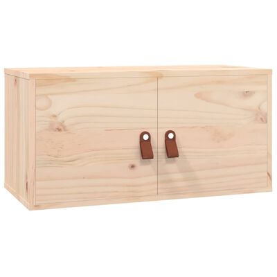 vidaXL Wandschrank 60x30x30 cm Massivholz Kiefer