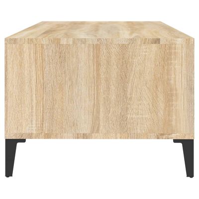 vidaXL Couchtisch Sonoma-Eiche 90x50x36,5 cm Holzwerkstoff