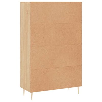 vidaXL Highboard Sonoma-Eiche 69,5x31x115 cm Holzwerkstoff